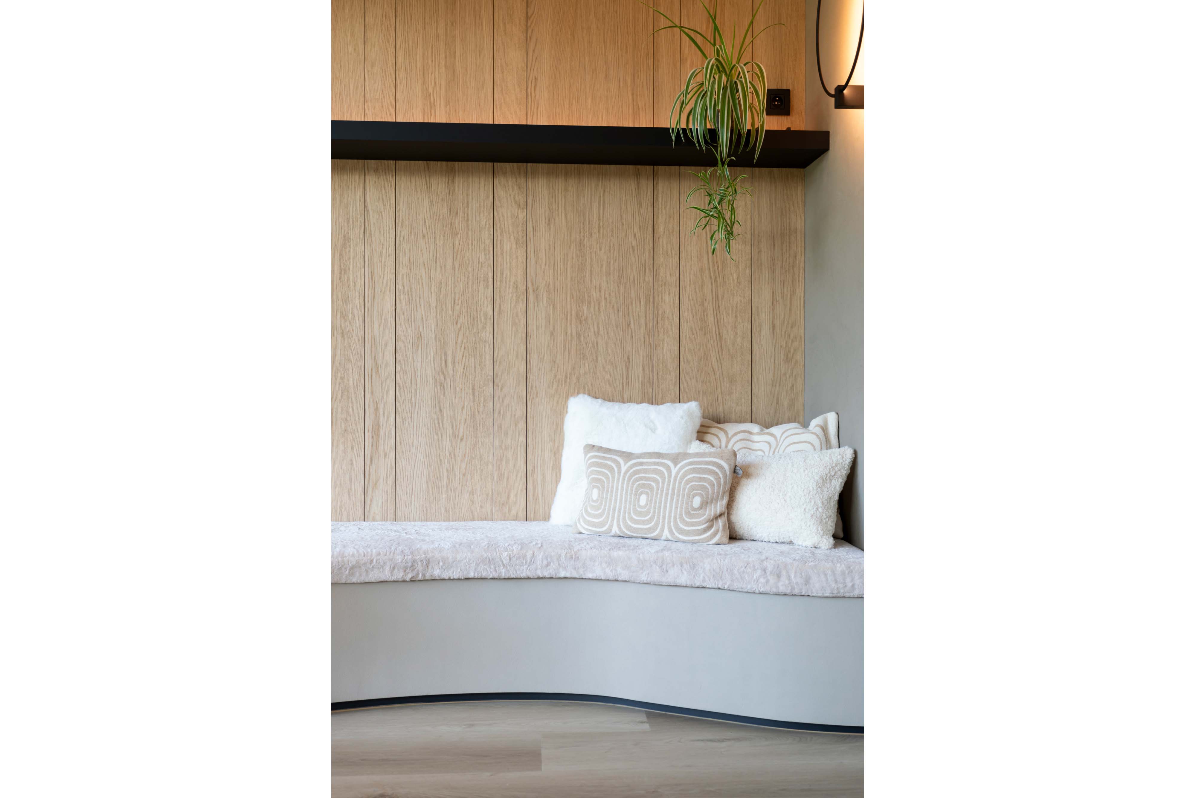 inrichting van een gezellige zithoek