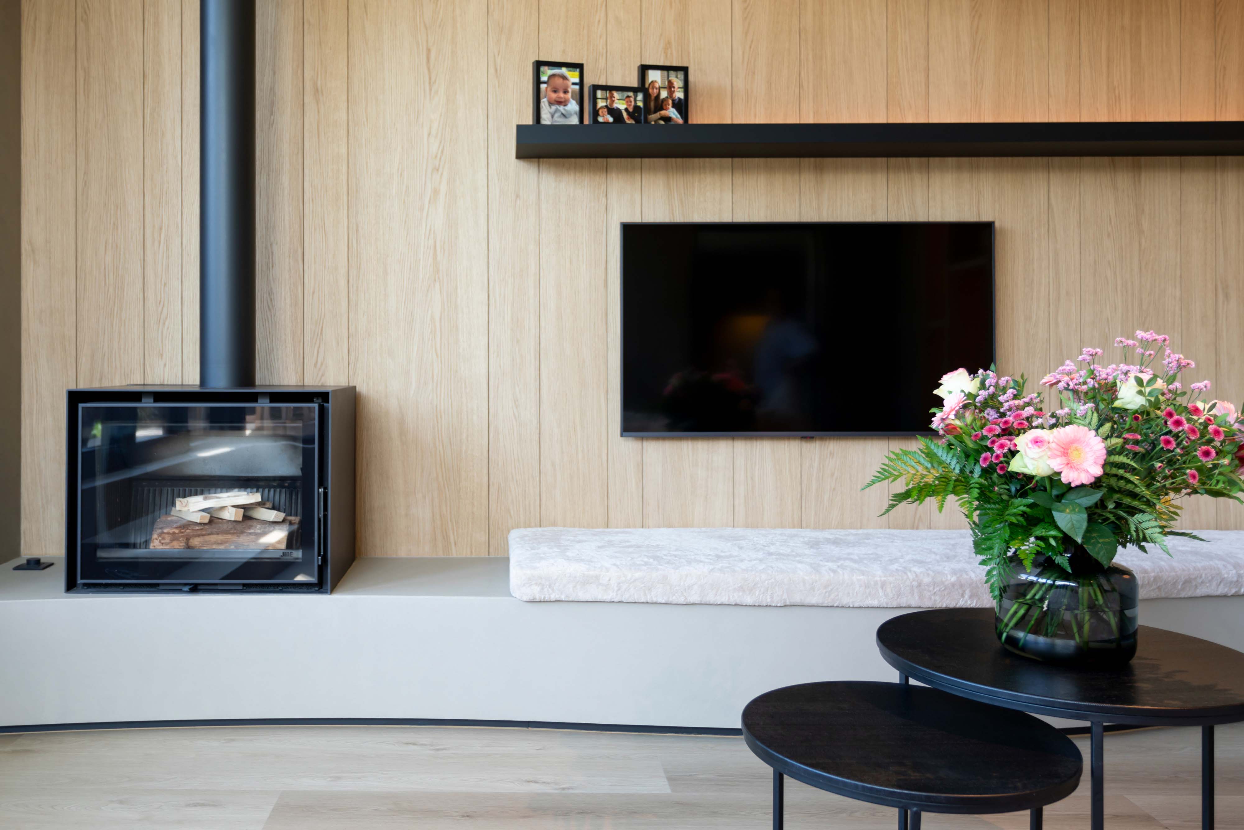 inrichting van een gezellige zithoek