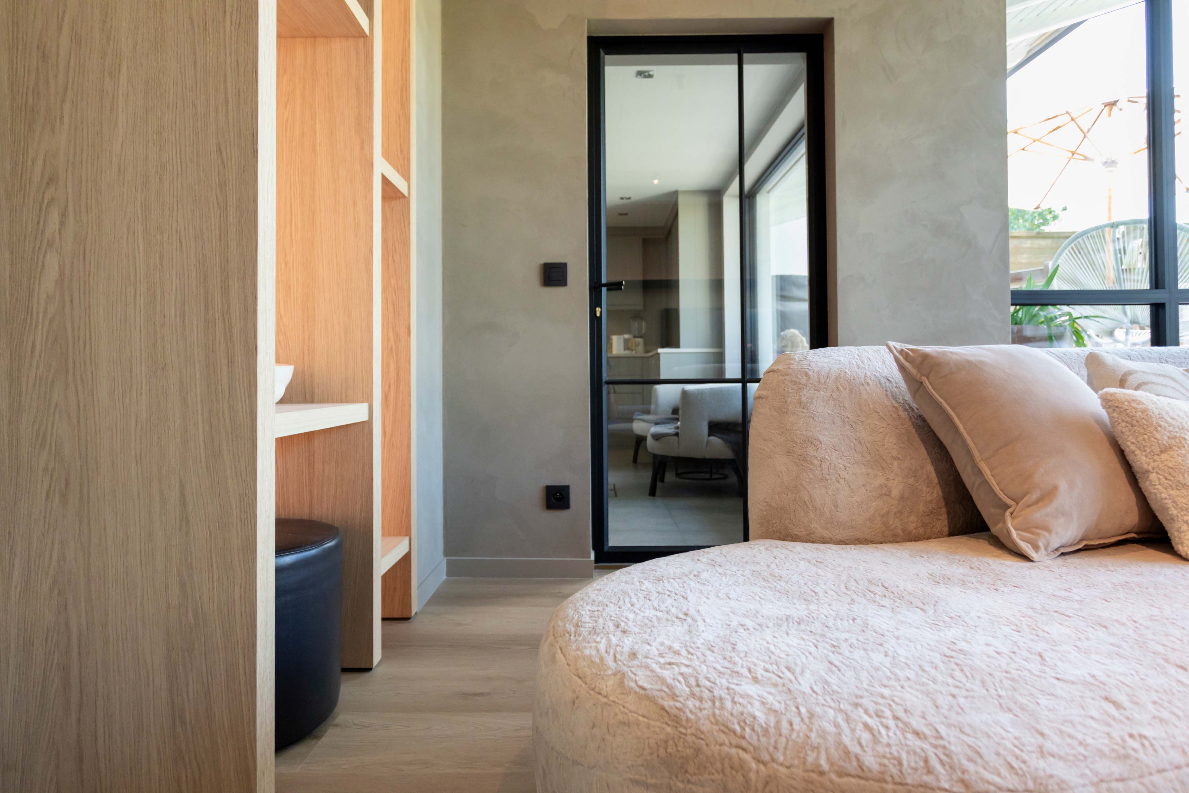 inrichting van een gezellige zithoek